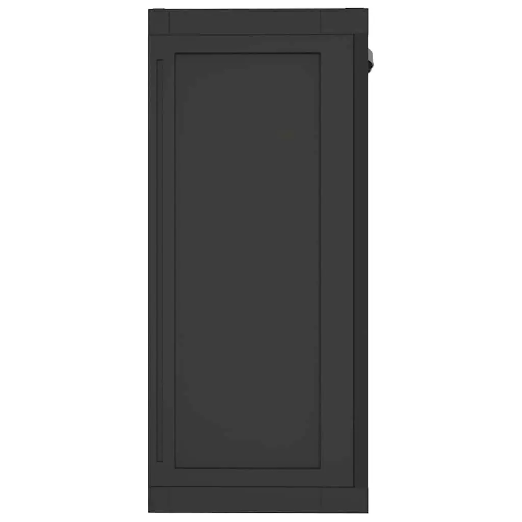 Outdoor Storage Cabinet Lockable 65x37x85cm Black