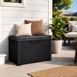 Reliable Garden Storage Box with Comfortable Cushioning