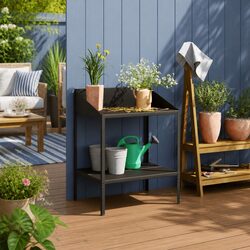 Reliable Anthracite 2 Tier Plant Stand for You