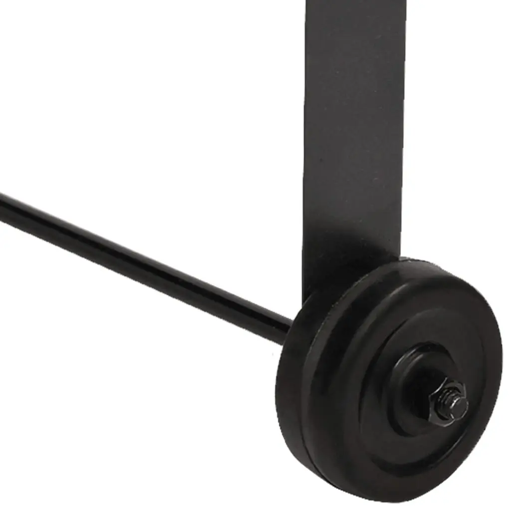 Plant Stand Two Tier 100x54.5x100cm Anthracite Galvanised Steel Wheels Side Handle