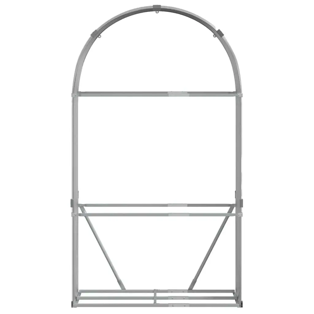 Log Holder Outdoor Firewood Rack 120x45x210cm Grey