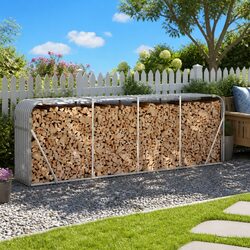 Reliable Grey Log Holder Built for Durability