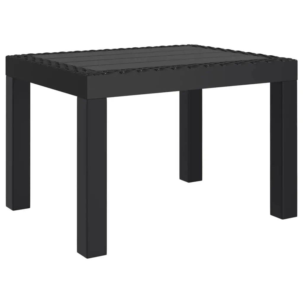 Garden Table Anthracite Outdoor Patio Furniture 59 x 47 x 40 cm Polypropylene