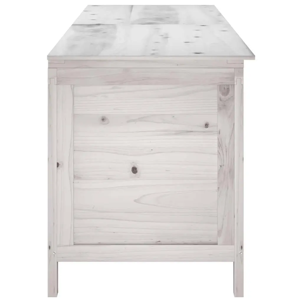Garden Storage Box Outdoor Cushion Chest 198.5x50x56.5cm White