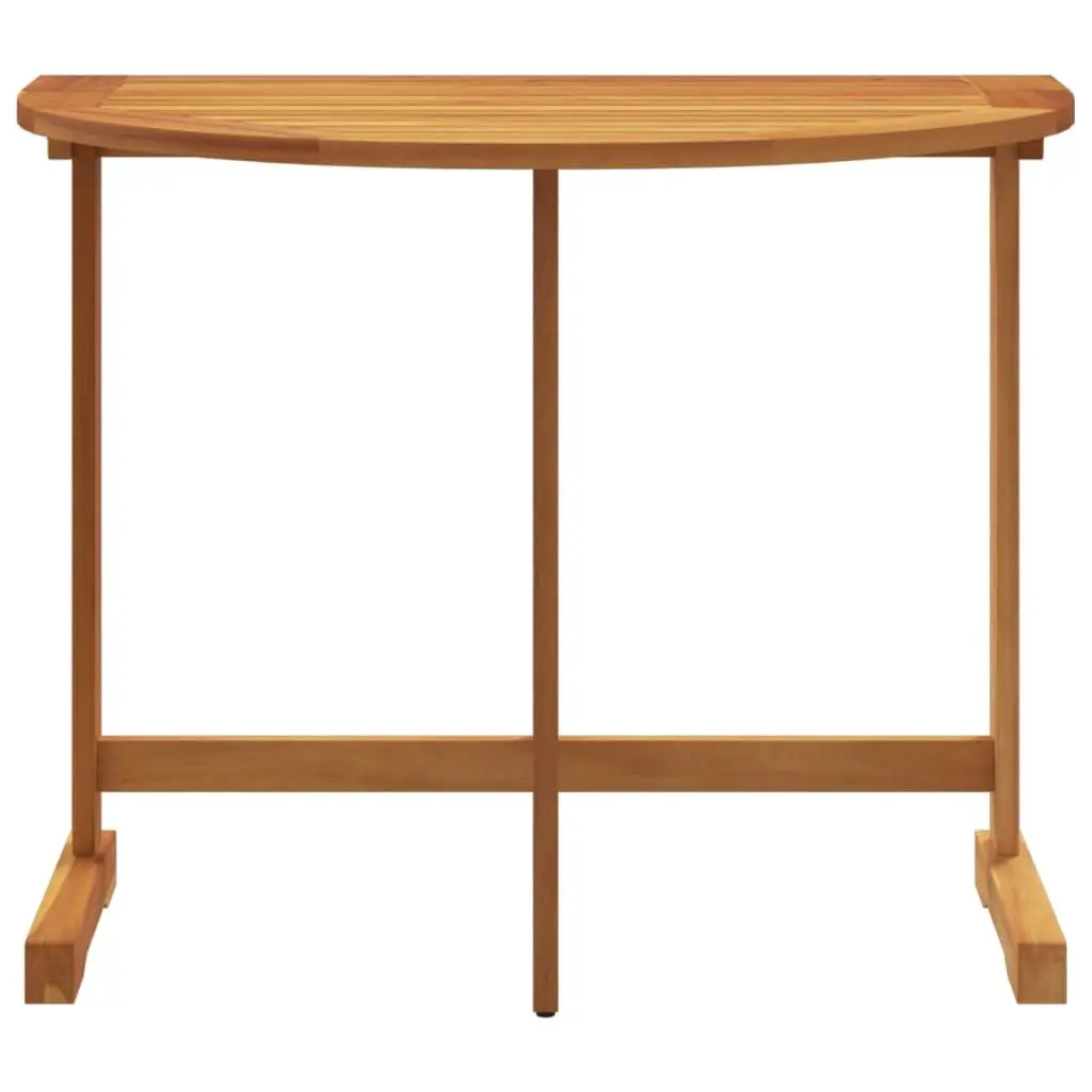 Folding Balcony Table Outdoor Garden Patio Furniture 90x60x72cm Brown Wood