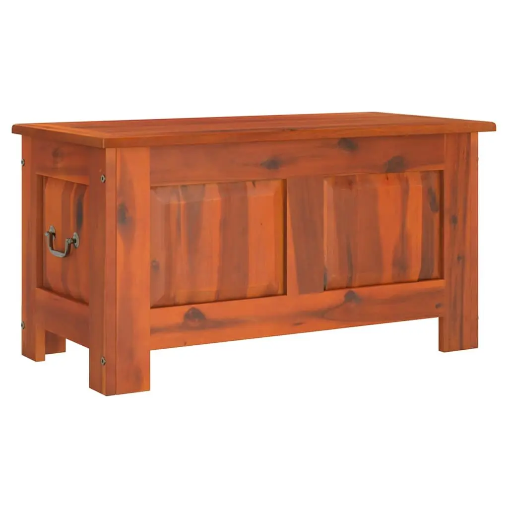 Storage Chest Organiser Brown Solid Wood Box Bedroom Living Room