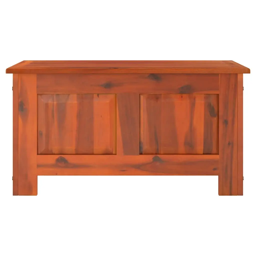 Storage Chest Organiser Brown Solid Wood Box Bedroom Living Room