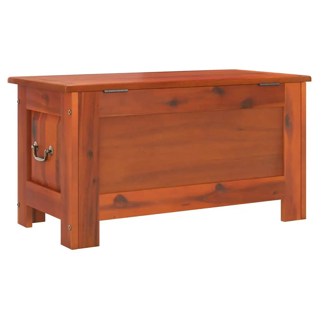 Storage Chest Organiser Brown Solid Wood Box Bedroom Living Room