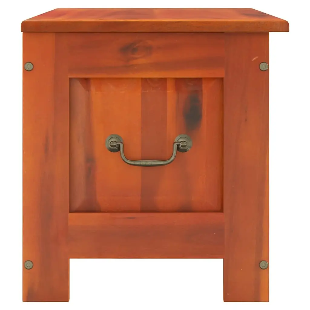 Storage Chest Organiser Brown Solid Wood Box Bedroom Living Room