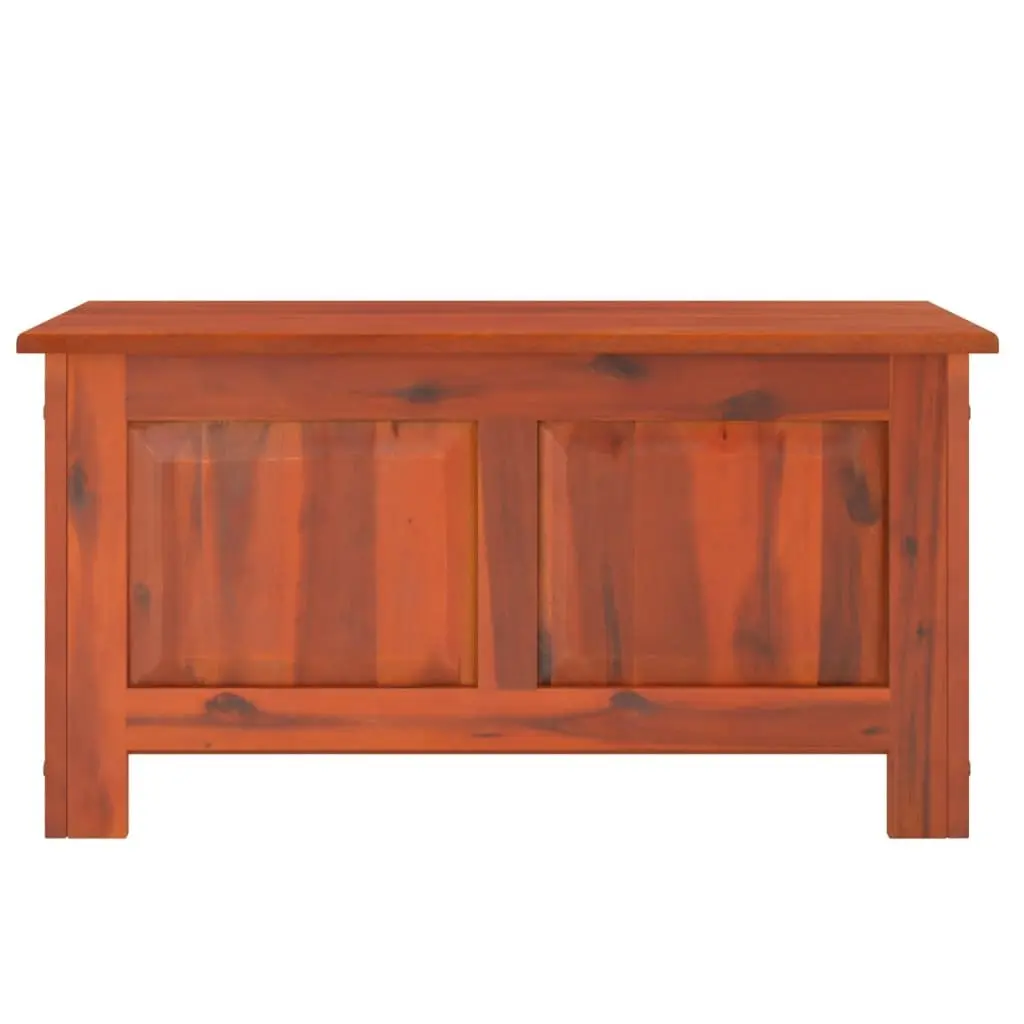 Storage Chest Brown Solid Wood Acacia Furniture Trunk Organiser