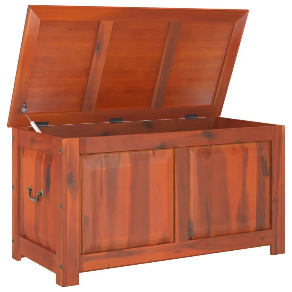 Storage Chest Brown Solid Wood Organiser Bedroom Living Room