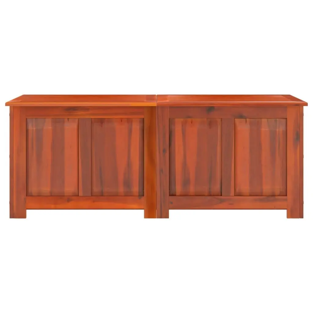 Storage Chest Organiser Box Brown Solid Wood Bedroom Living Room