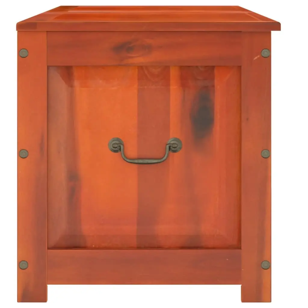 Storage Chest Organiser Box Brown Solid Wood Bedroom Living Room