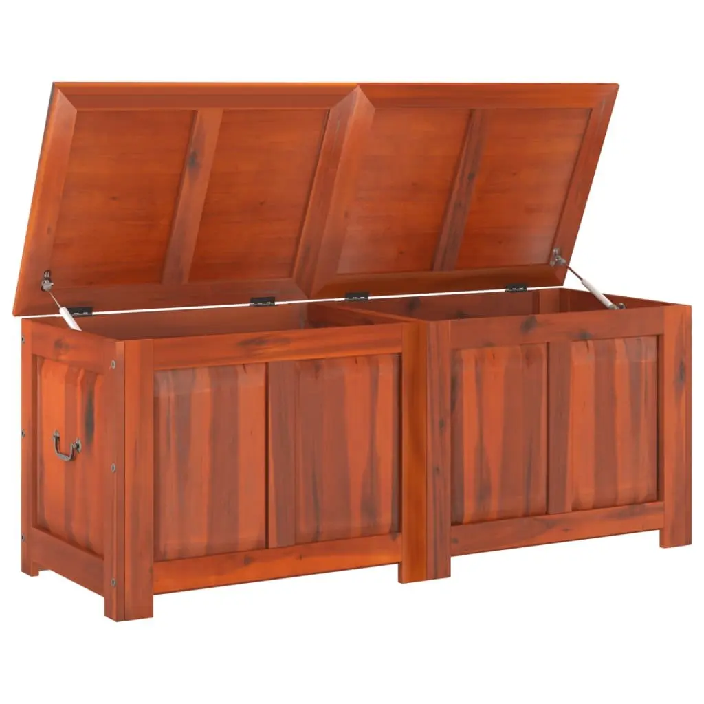 Storage Chest Organiser Box Brown Solid Wood Bedroom Living Room