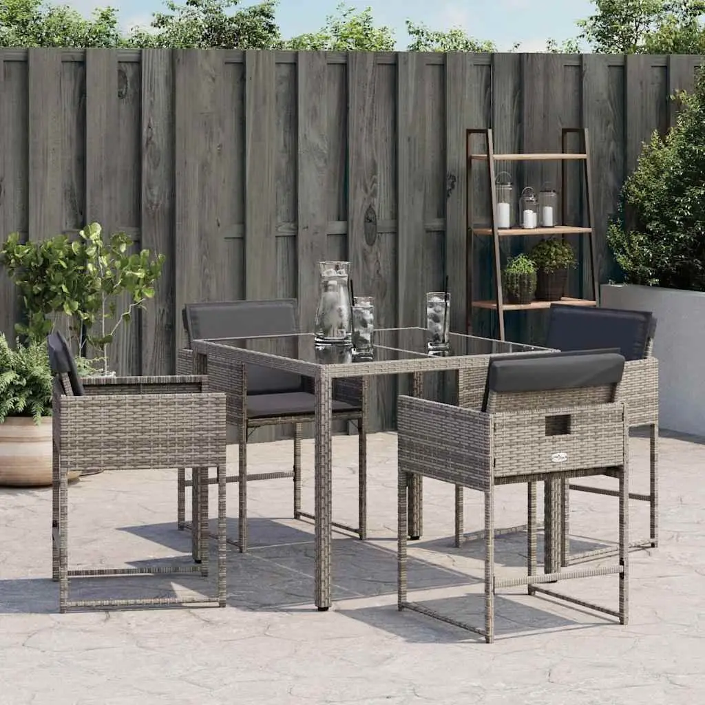 Outdoor Chairs Set of 4 with Removable Cushions