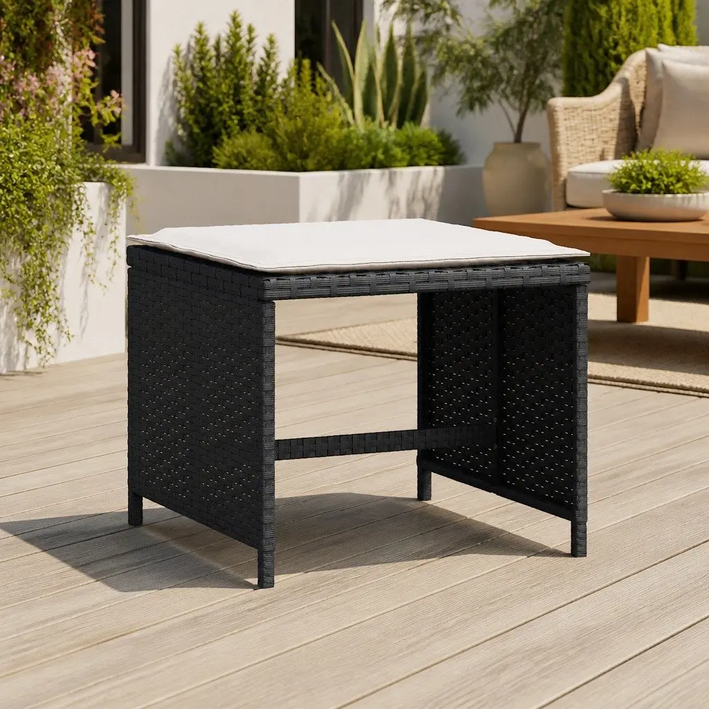 Garden Stools with Cushions