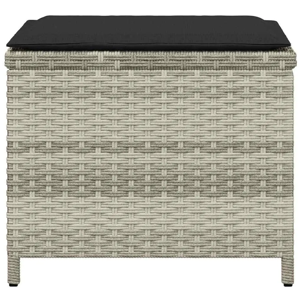 Garden Stools 4 Pieces Outdoor Seating 41x41x36 cm Grey