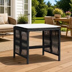 Comfortable Garden Stools with Cushions – Great Value Set