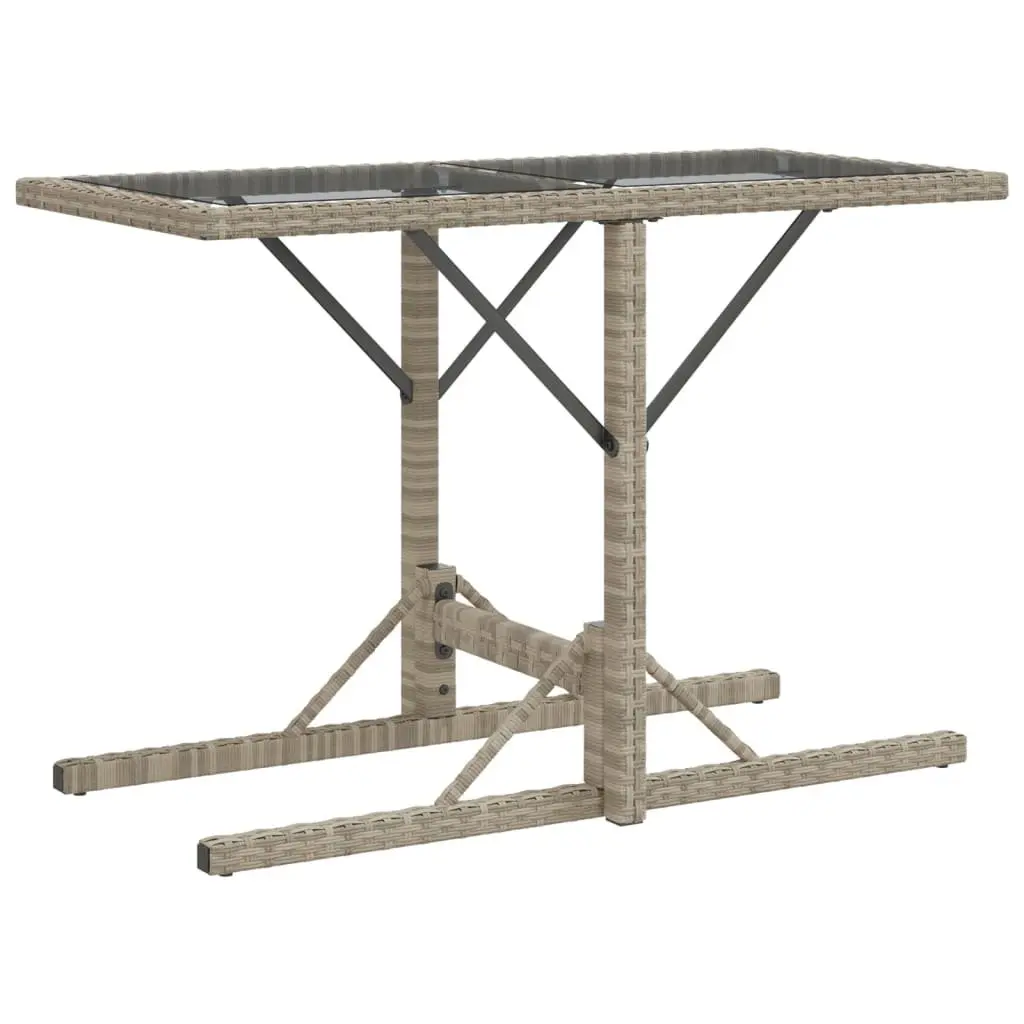 3 Piece Bistro Set Outdoor Seating Grey Poly Rattan Chairs Table Garden Patio Furniture