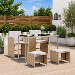 Reliable 5 Piece Outdoor Dining Set with Comfortable Design
