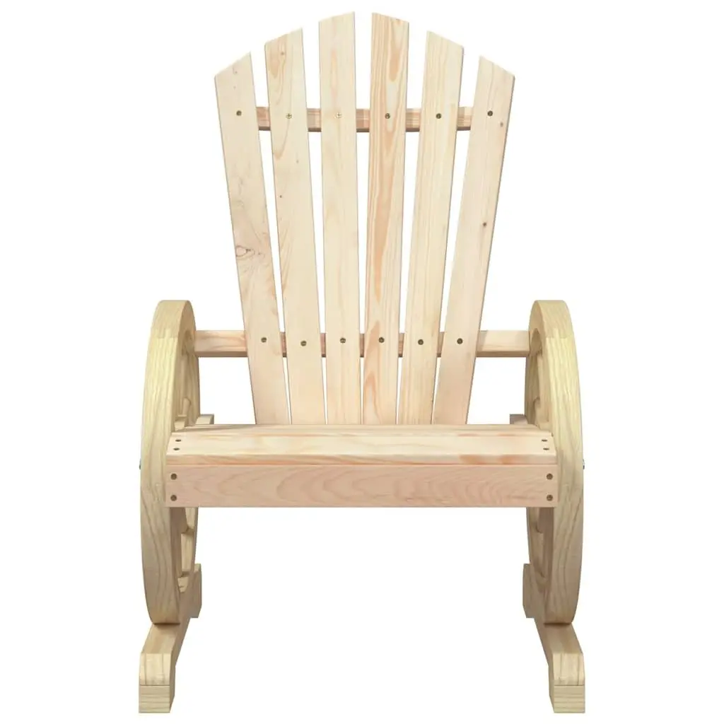 Solid Wood Adirondack Chair for Relaxation