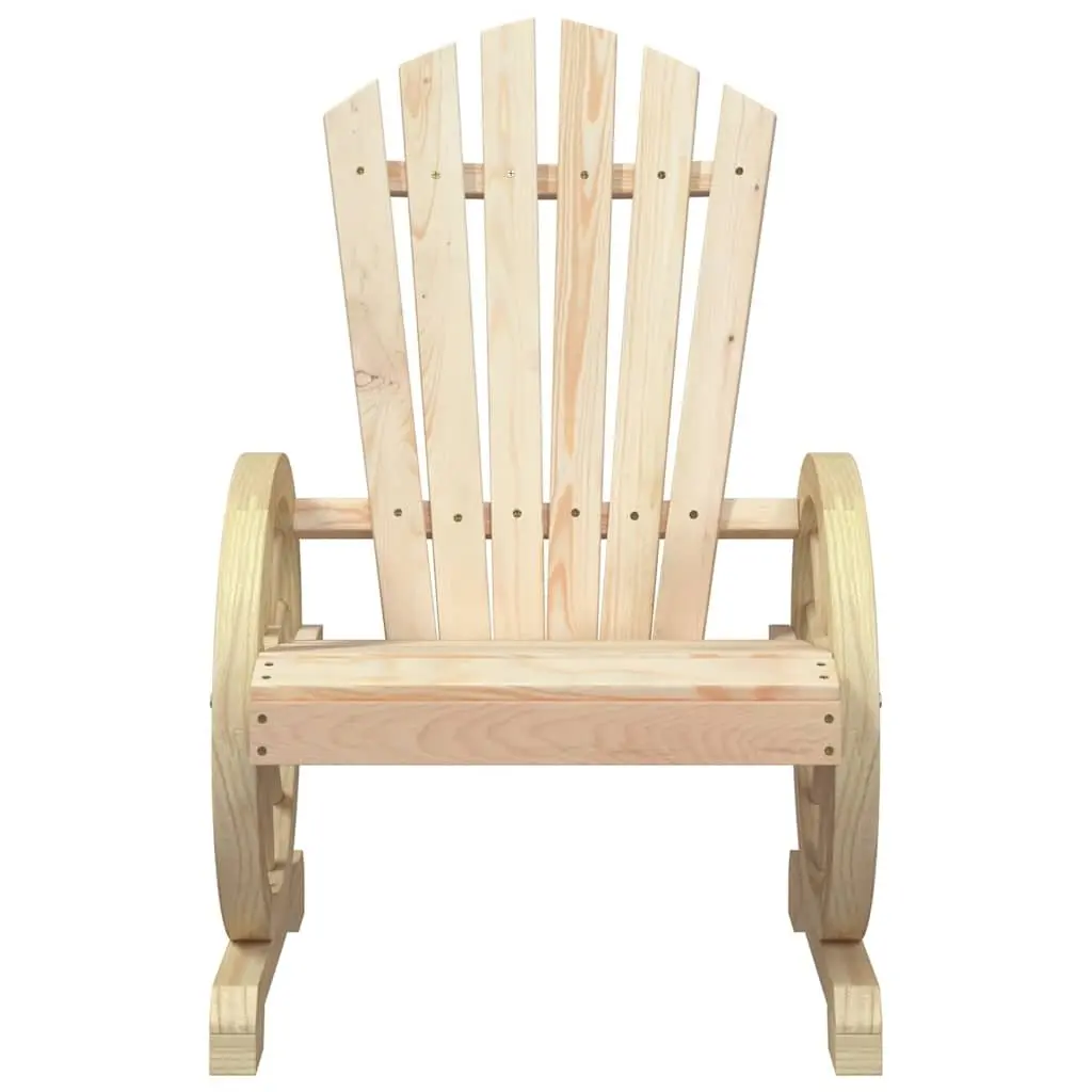 Outdoor Adirondack Chairs Set of 2 Solid Wood Garden Patio Seating Lounge