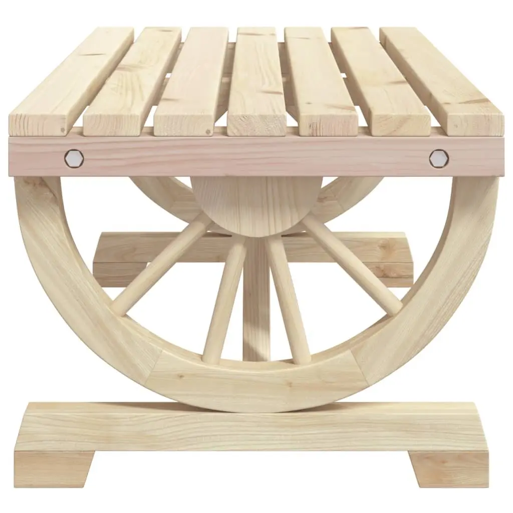 Garden Coffee Table 90x50x40 cm Outdoor Patio Furniture Solid Wood Fir Brown