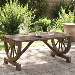 Reliable Outdoor Coffee Table in Solid Fir Wood