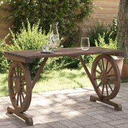 Reliable Solid Wood Garden Table for Your Outdoor Needs