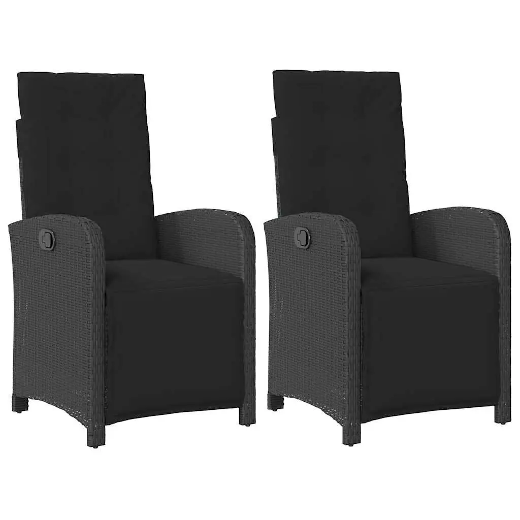 Outdoor Reclining Garden Chairs 2pcs Set