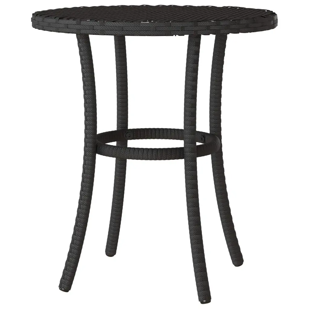 3 Piece Bistro Set Outdoor Garden Furniture Cushioned Black