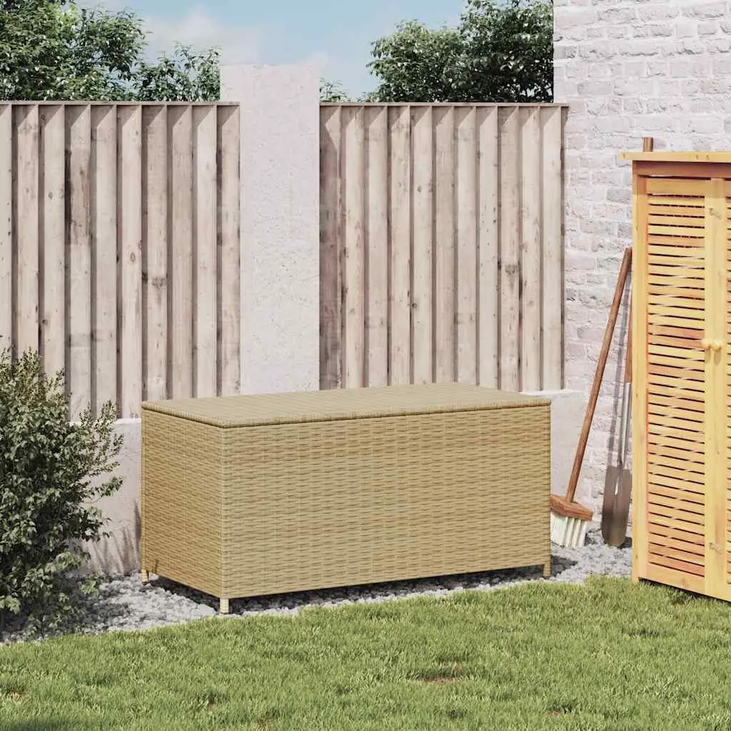 Beige Outdoor Storage Box for Cushions