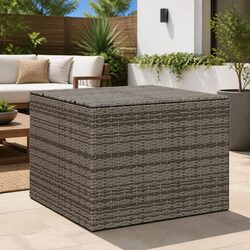 Reliable Grey Garden Storage Box with Ample Capacity