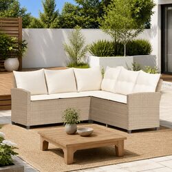 Comfortable L-Shaped Outdoor Couch Sofa for Your Space