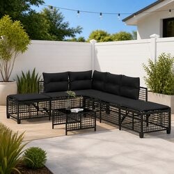 Comfortable 3-Piece Corner Sofa Set for Your Patio