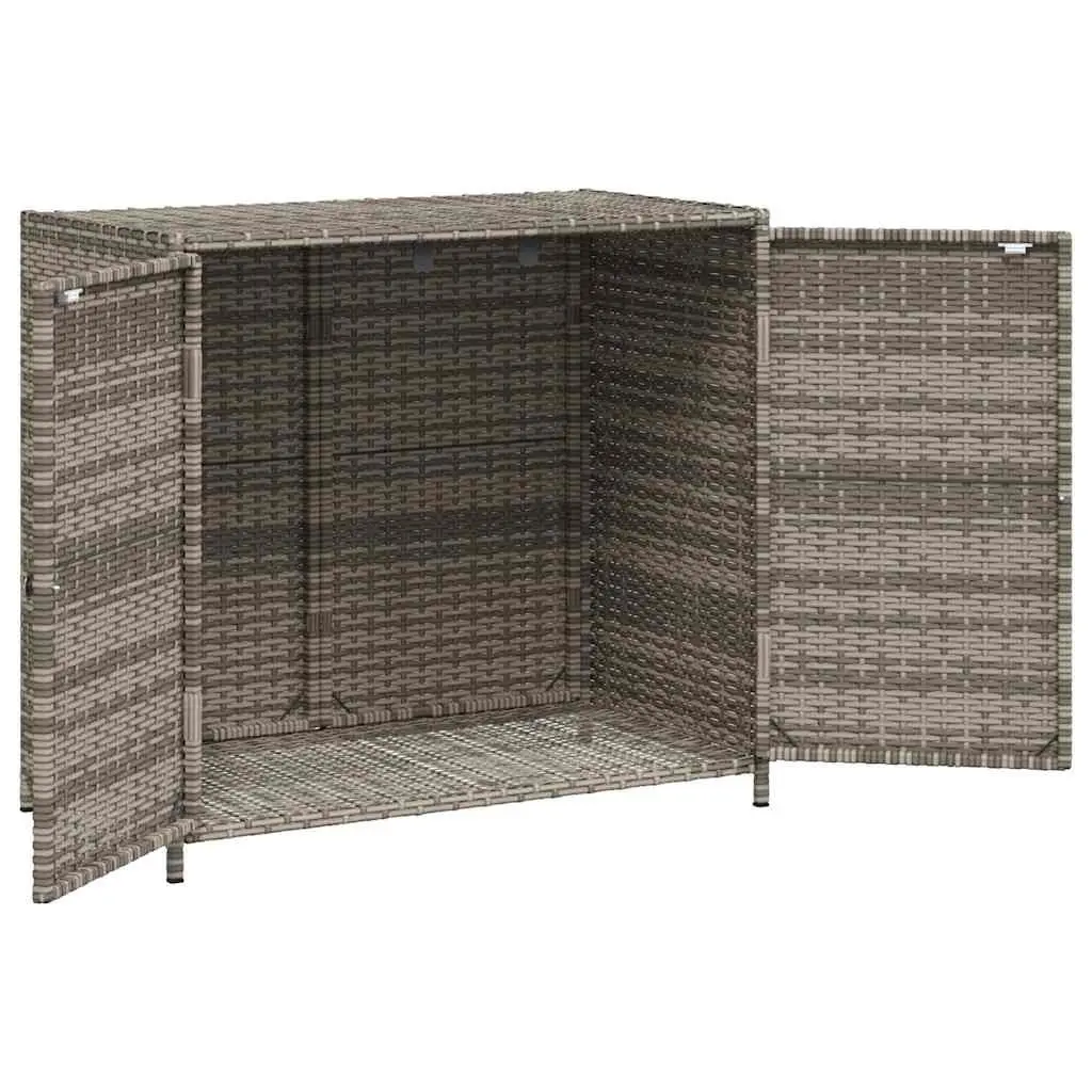 Garden Storage Cabinet Outdoor Furniture Tool Box Organiser Grey 83 x 45 x 76 cm
