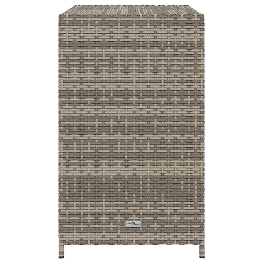 Garden Storage Cabinet Outdoor Furniture Tool Box Organiser Grey 83 x 45 x 76 cm