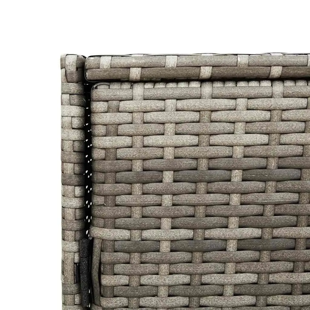 Garden Storage Cabinet Outdoor Furniture Tool Box Organiser Grey 83 x 45 x 76 cm