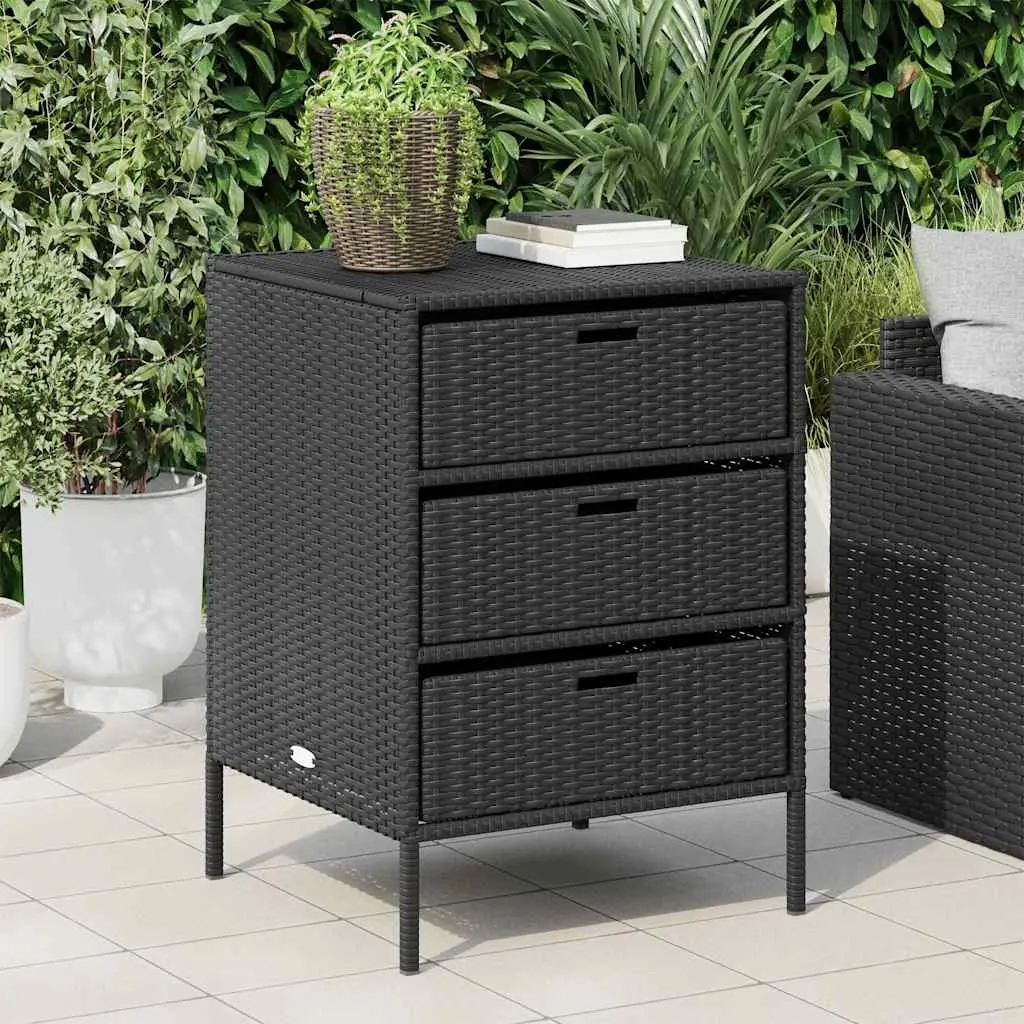 Outdoor Storage Cabinet with 3 Drawers