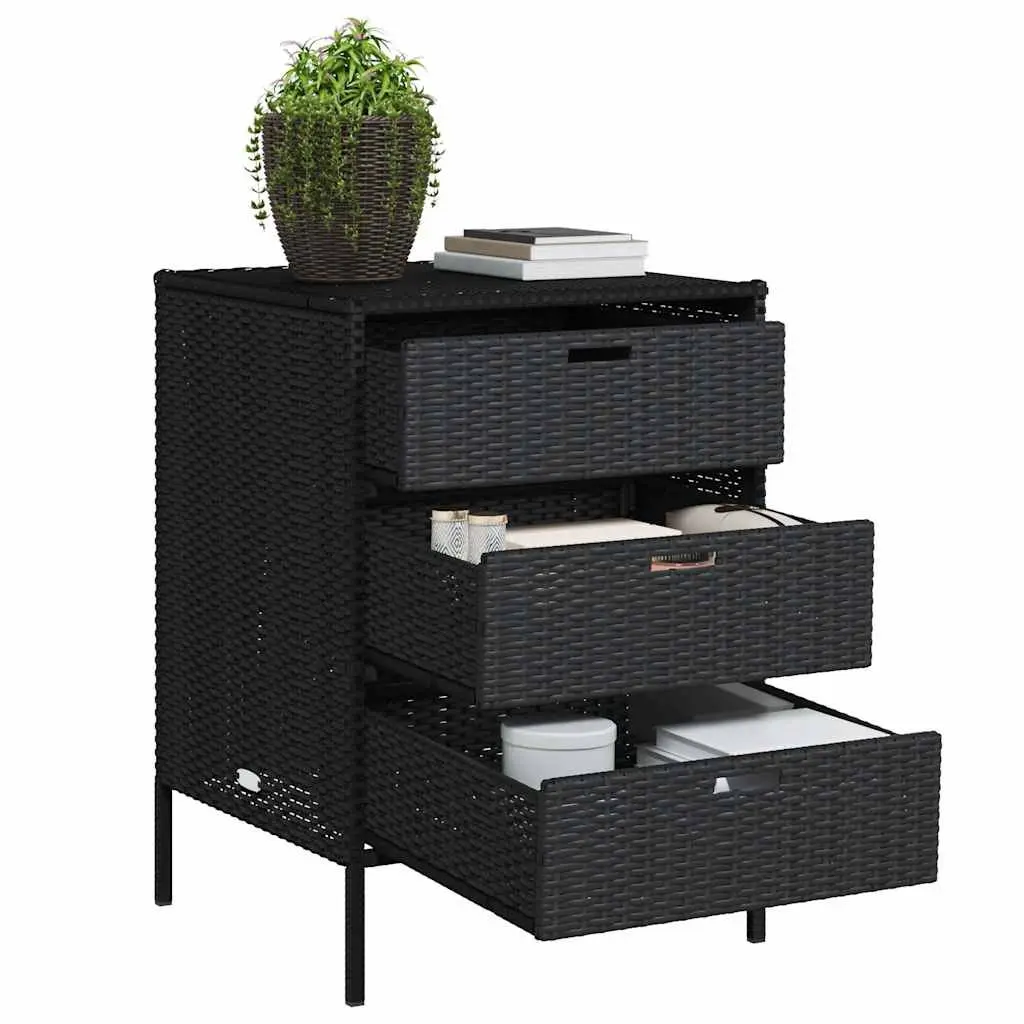 Outdoor Storage Cabinet with 3 Drawers