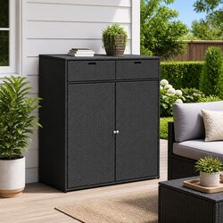 Reliable Outdoor Storage with Practical Features