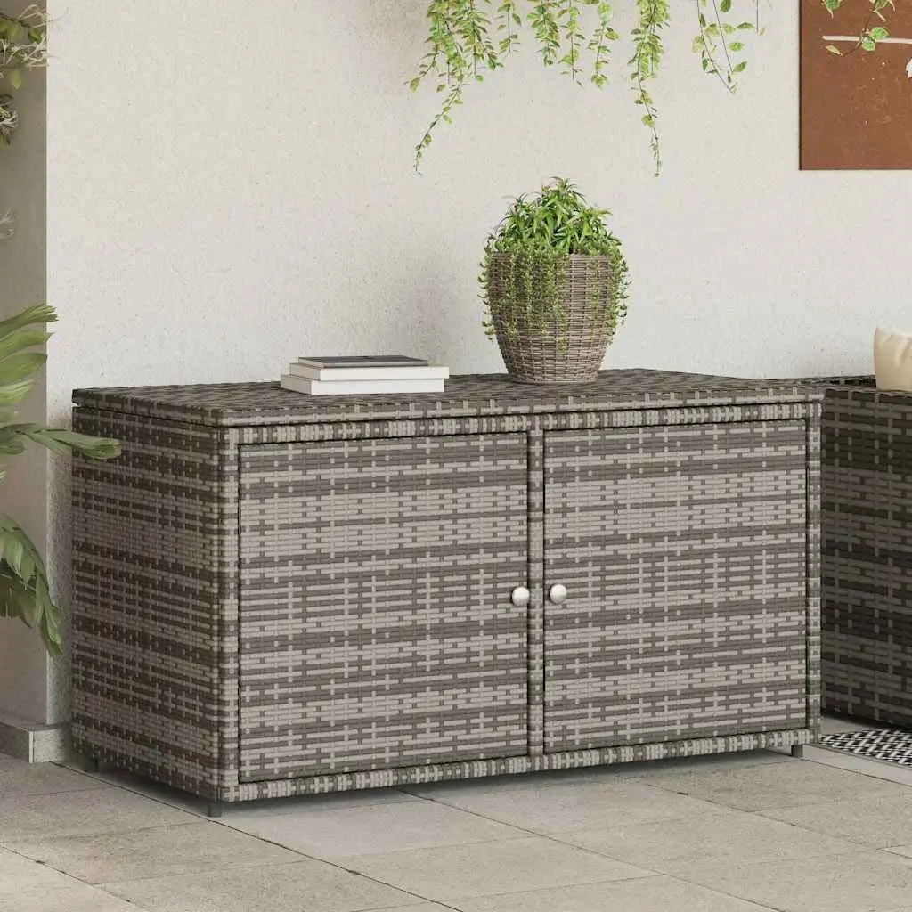 Grey Outdoor Garden Storage Cabinet with Ample Space