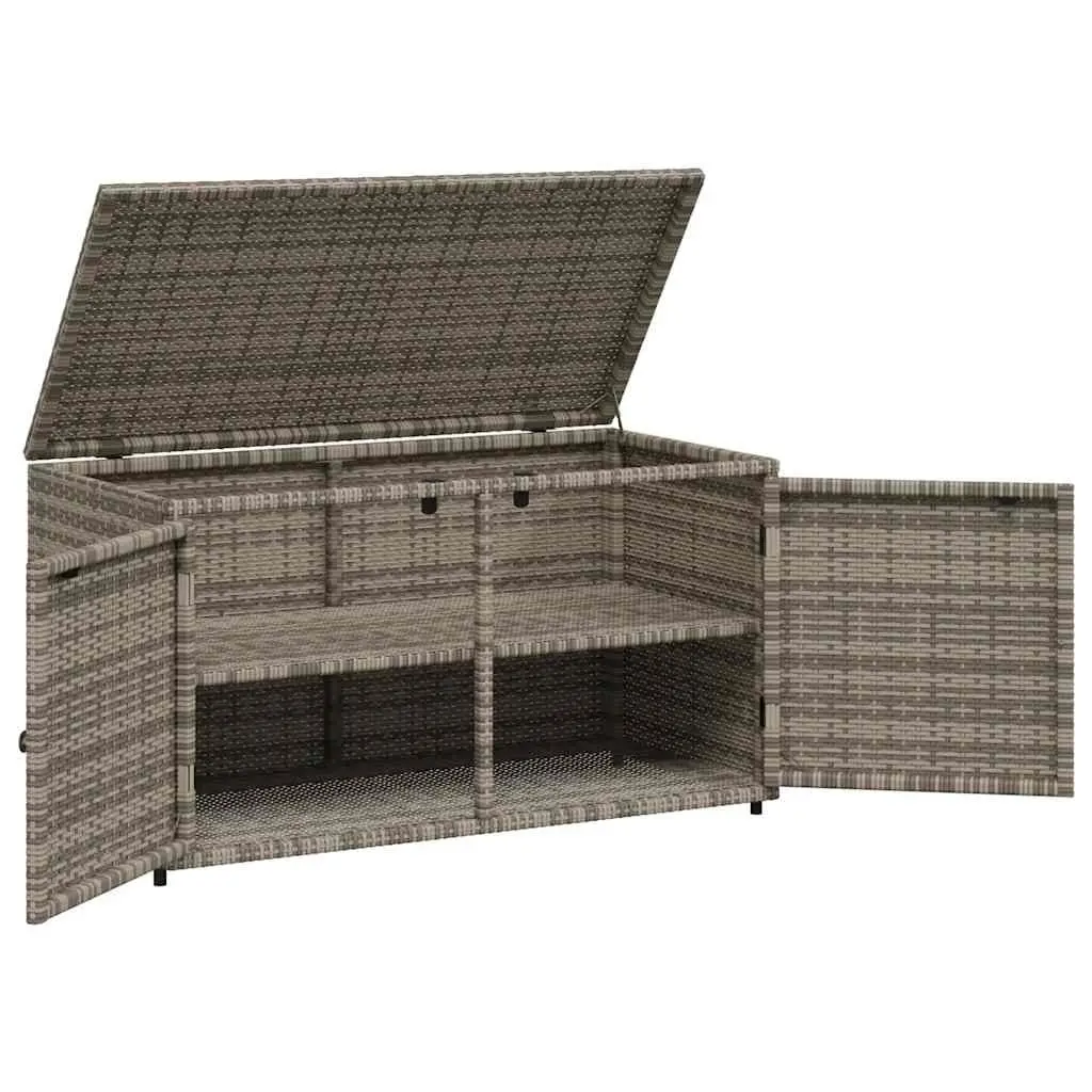 Grey Outdoor Garden Storage Cabinet with Ample Space