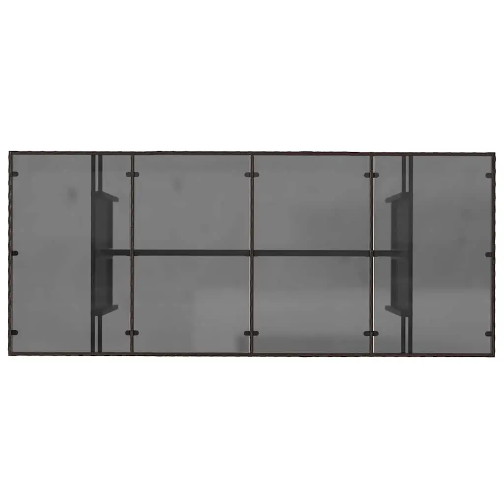 Brown Garden Table with Easy Maintenance