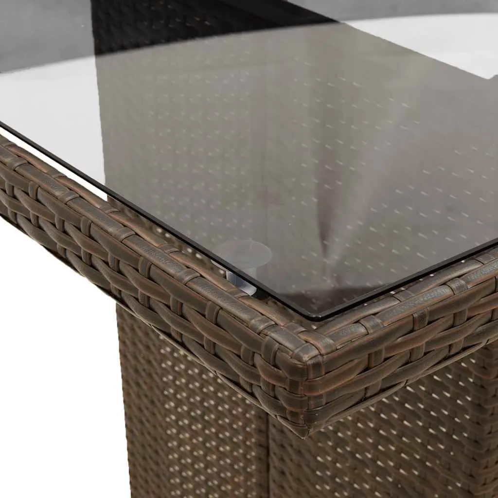 Brown Garden Table with Easy Maintenance