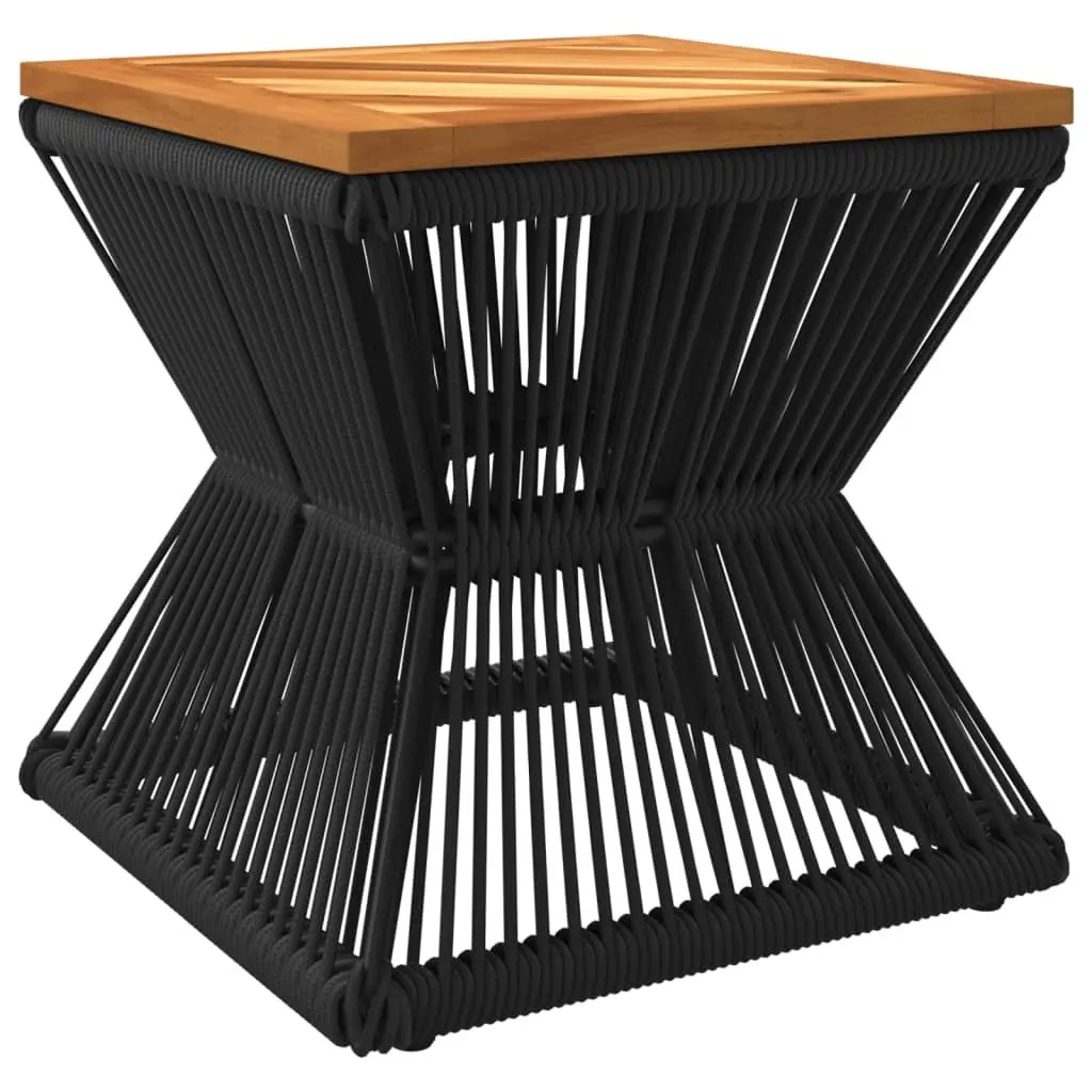 Coffee Table with Steel Wire Base Brown Solid Wood Living Room Accent Furniture