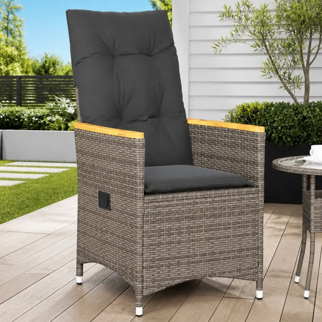 Reclining Garden Chair with Cushions Included