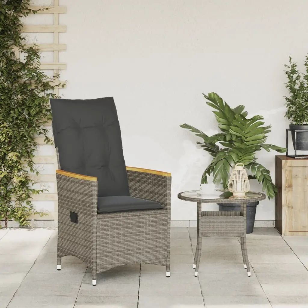 Reclining Garden Chair with Cushions Included