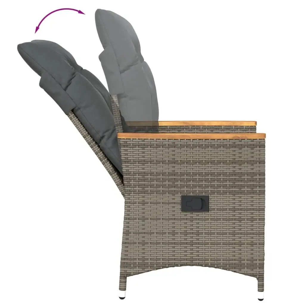 Reclining Garden Chair with Cushions Included