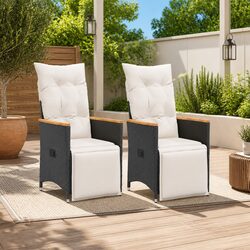 Quality Reclining Garden Chairs with Cushions for Value